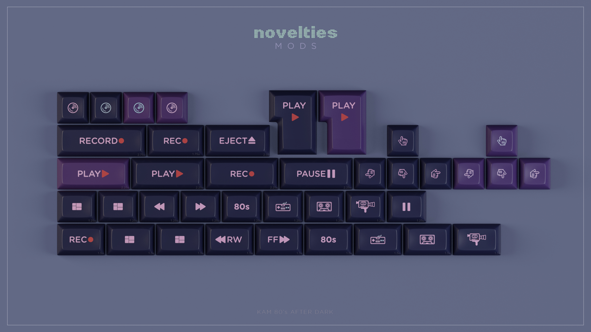 KAM 80s After Dark CandyKeys