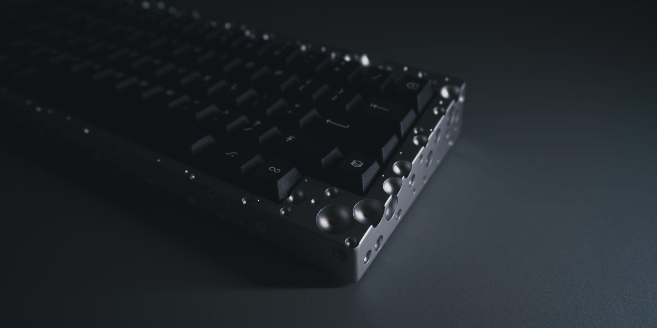 Swiss \"Cheeseboard\" Keyboard Kit CandyKeys